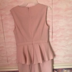 Forever 21 peplum  pink dress size M